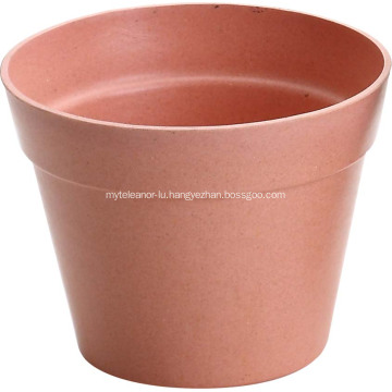 Bamboo fiber with circular and environment flower pots